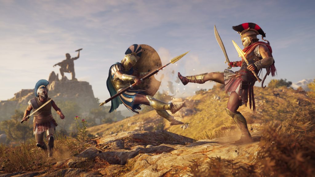 spartan kick Assassin's Creed Odyssey